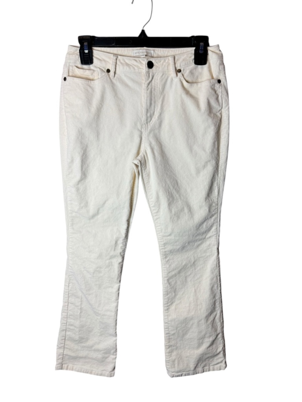 Ann Mashburn Corduroy Pants Off White Cream